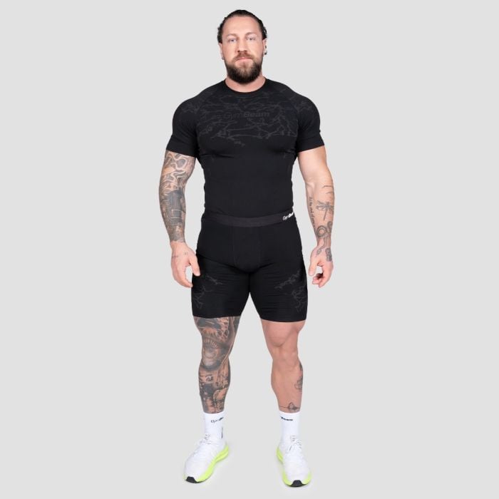Static Seamless Shorts Black - GymBeam XXL