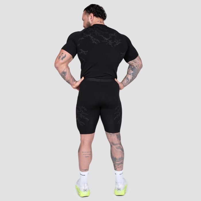 Static Seamless Shorts Black - GymBeam XXL