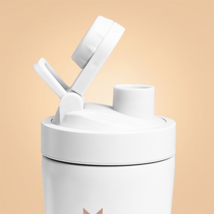 Stahl-Shaker (650 ml) in White - BeastPink single_variant