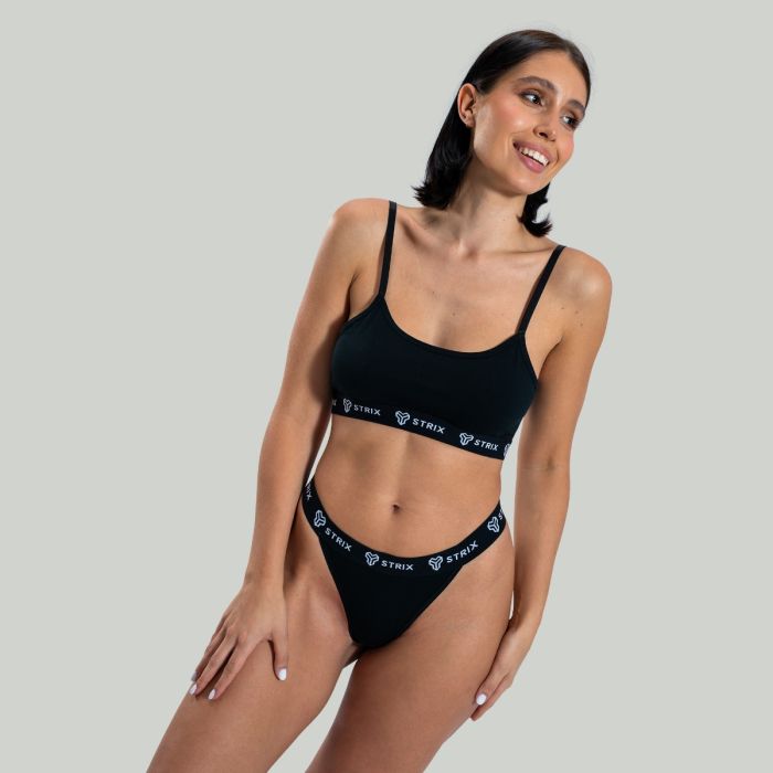 String Bralette BH in Black - STRIX XXL