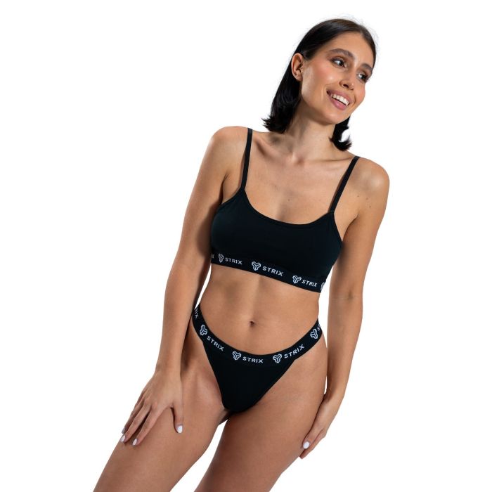 String Bralette BH in Black - STRIX XXL