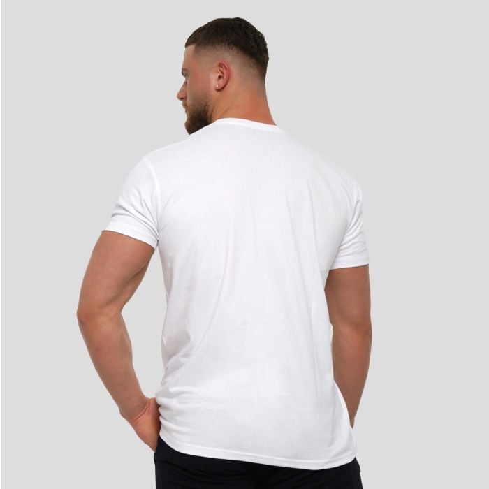Stronger Together T-Shirt White - GymBeam XXXL