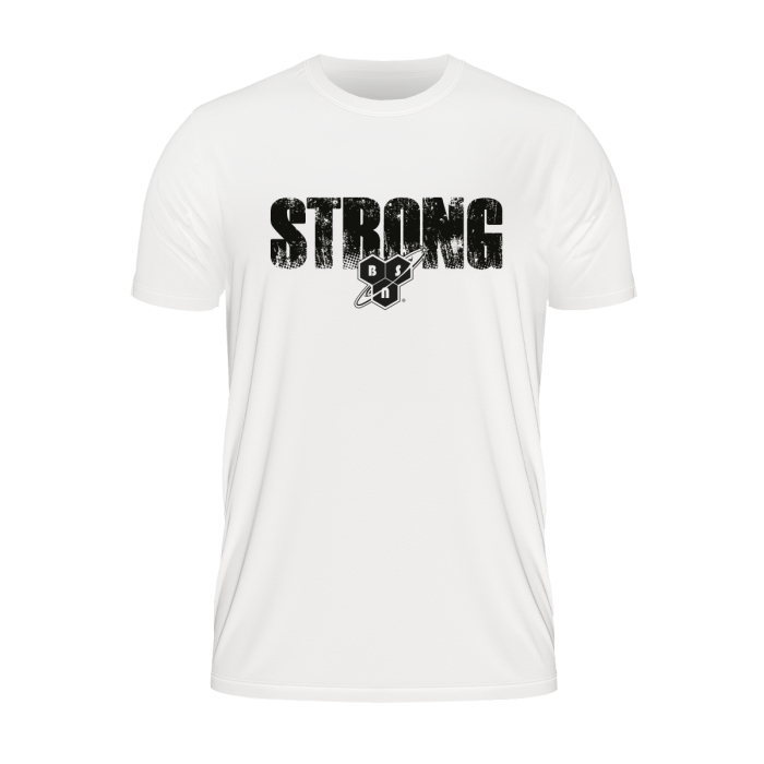 Strong T-shirt White - BSN L