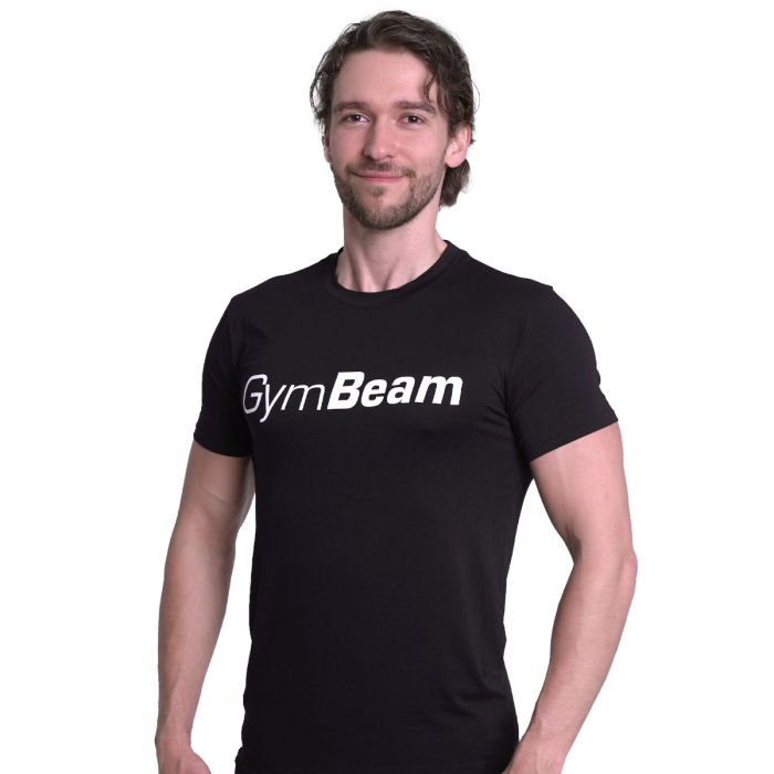 T-Shirt Essence Black - GymBeam XXL