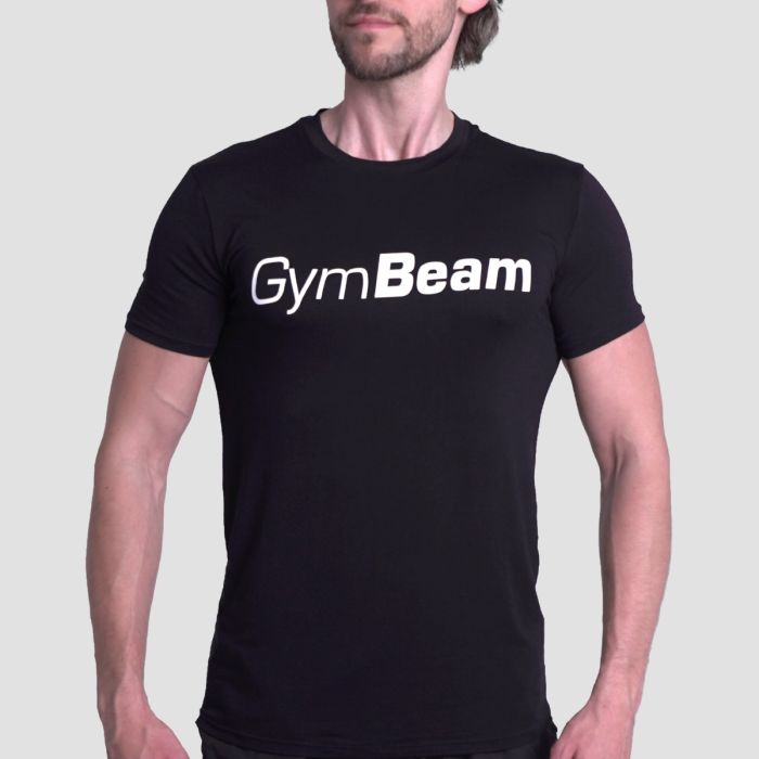 T-Shirt Essence Black - GymBeam XXL