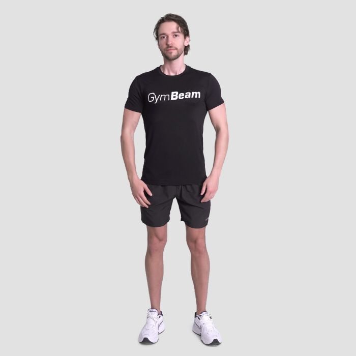 T-Shirt Essence Black - GymBeam XXL
