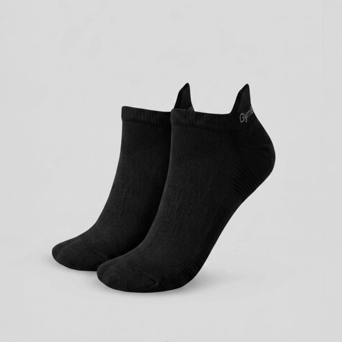 Tab Socks 3Pack Black - GymBeam M