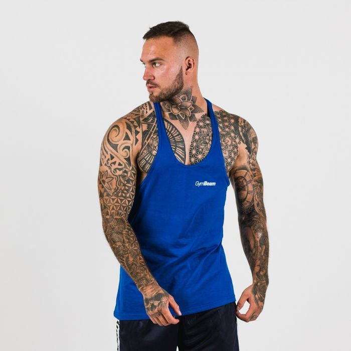 Stringer Tank Top für Männer Dark Blue - GymBeam XL
