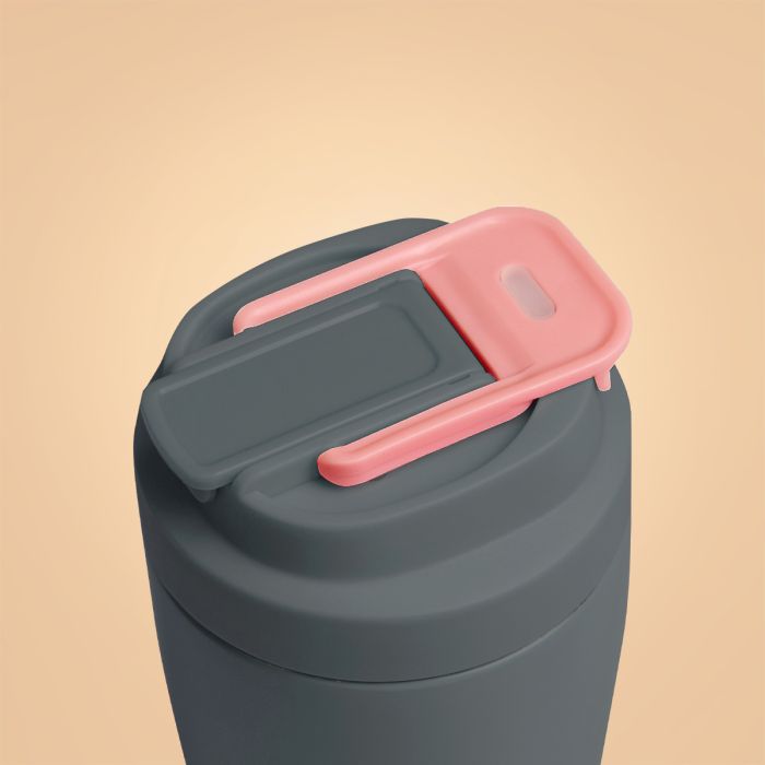 Thermobecher (500 ml) in Grey - BeastPink single_variant