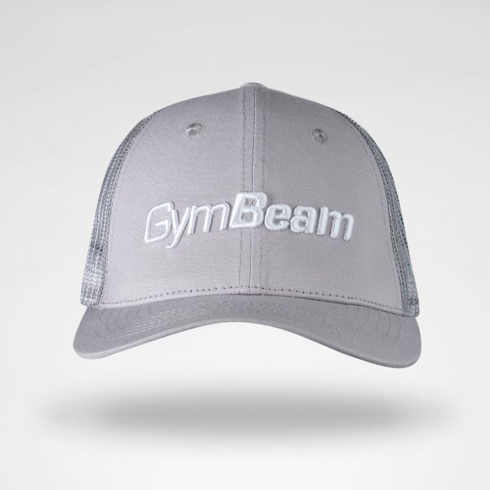 Mesh Panel Cap Grey - GymBeam uni - grau