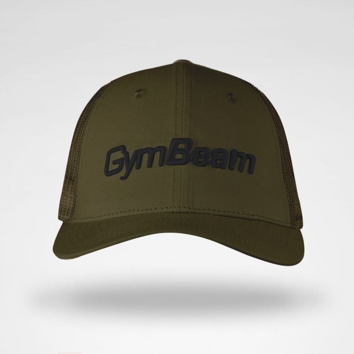 Mesh-Panel-Cap Military Green - GymBeam military green