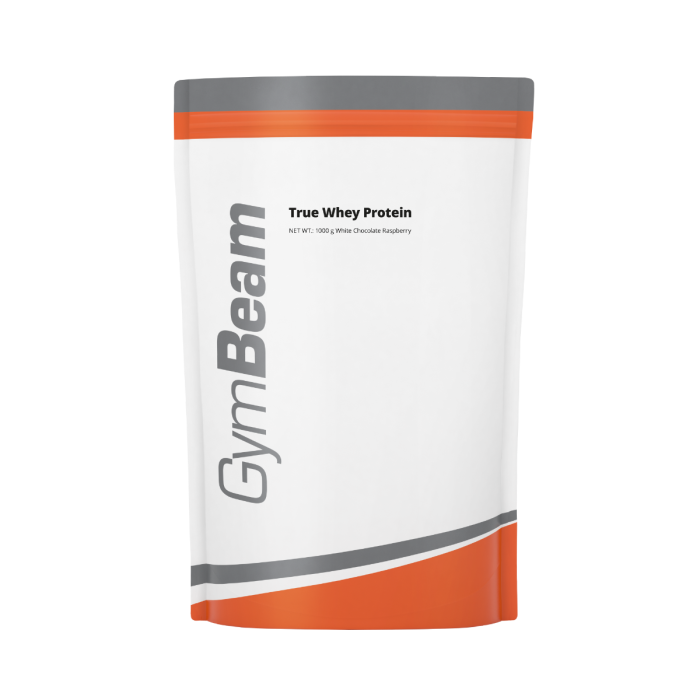 True Whey - GymBeam 1000 g - weiße Schokolade Himbeere