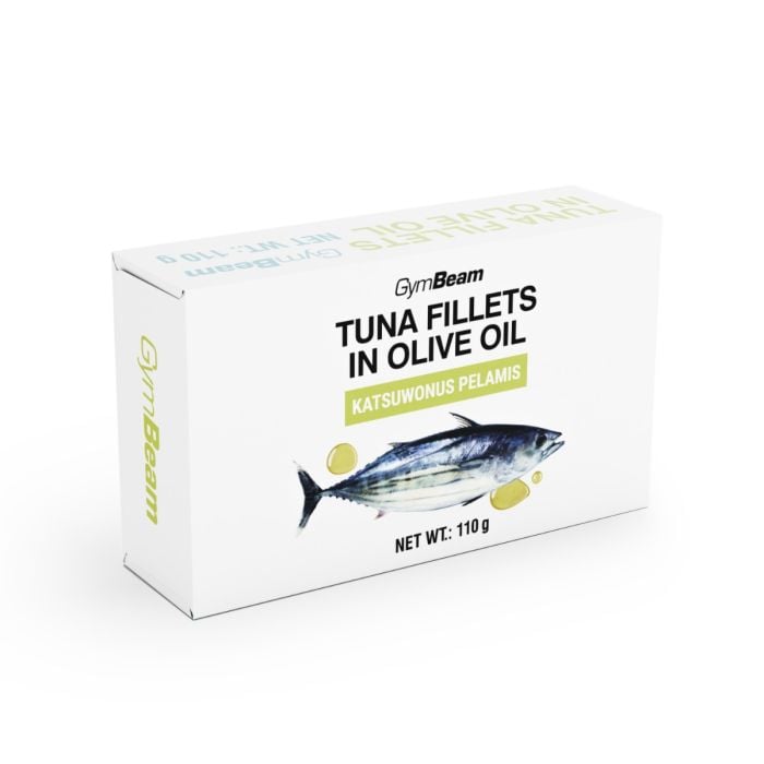 Tuna fillets in olive oil - GymBeam 110 g