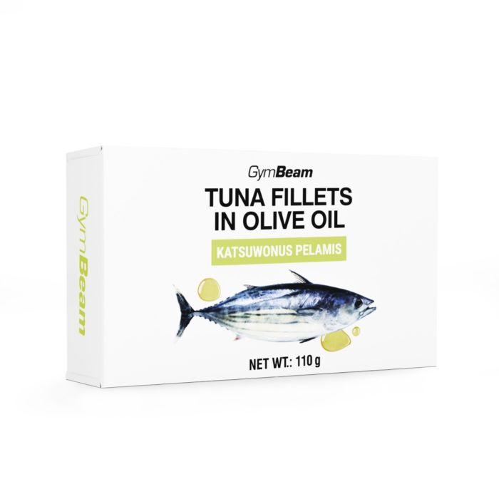Tuna fillets in olive oil - GymBeam 110 g