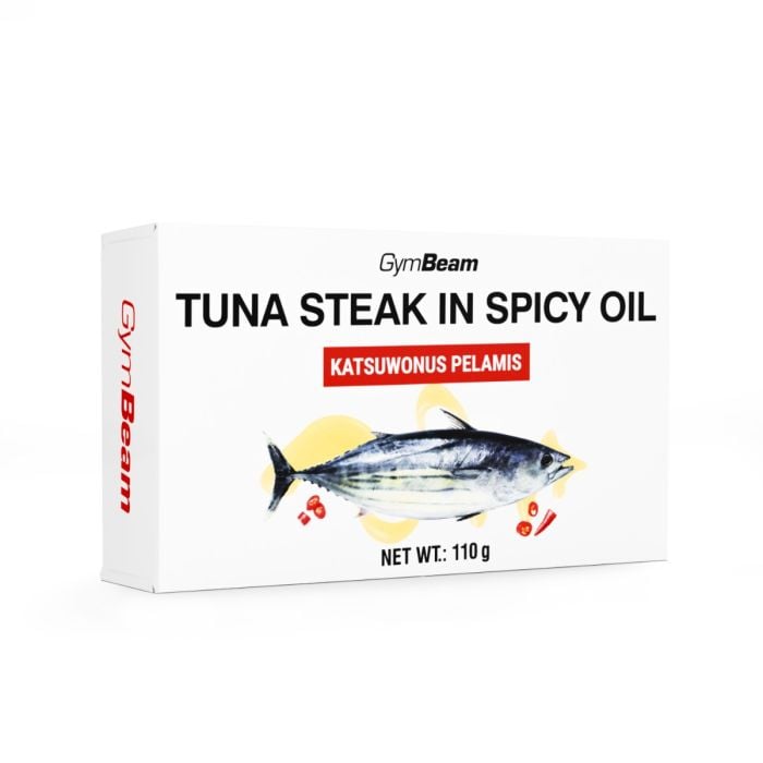 Tuna steak in spicy oil - GymBeam 110 g