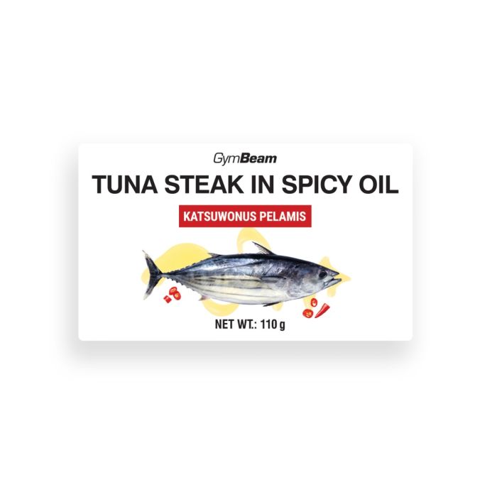 Tuna steak in spicy oil - GymBeam 110 g
