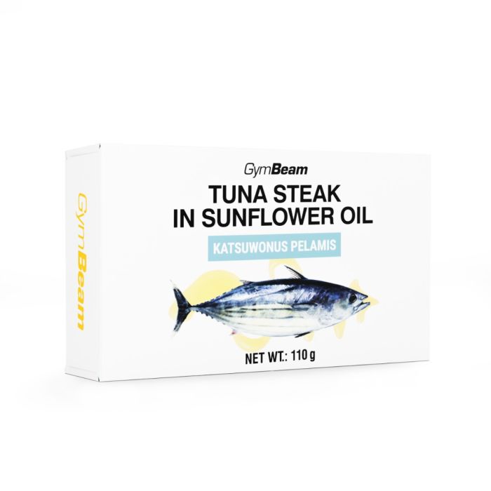 Tuna steak in sunflower oil - GymBeam 110 g