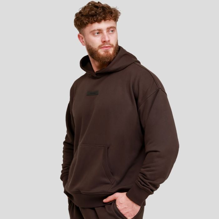 Unstoppable Hoodie in Brown - GymBeam XL