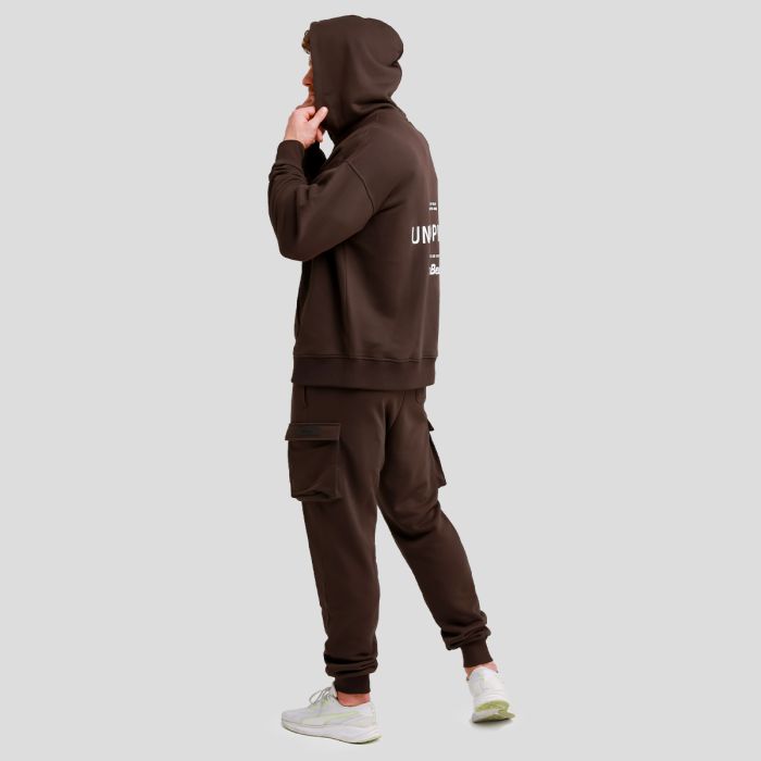 Unstoppable Hoodie in Brown - GymBeam XL
