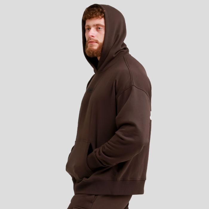 Unstoppable Hoodie in Brown - GymBeam XL