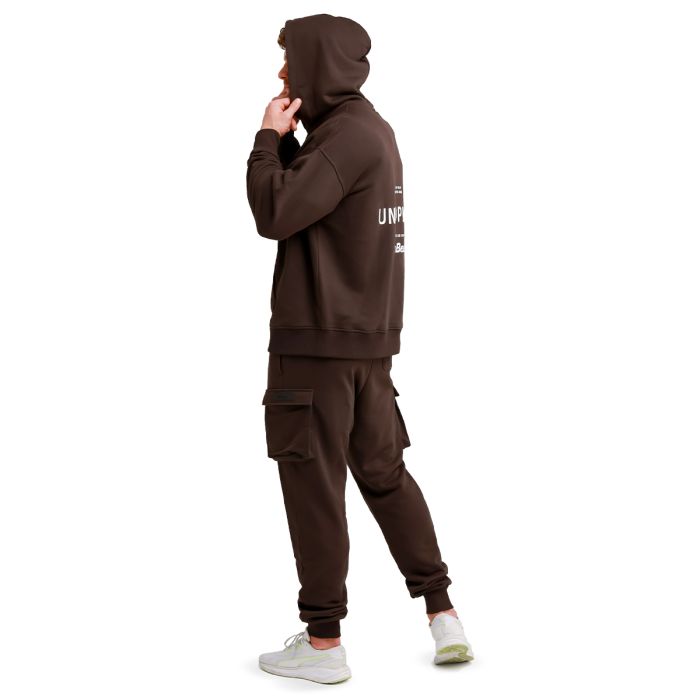 Unstoppable Hoodie in Brown - GymBeam XL