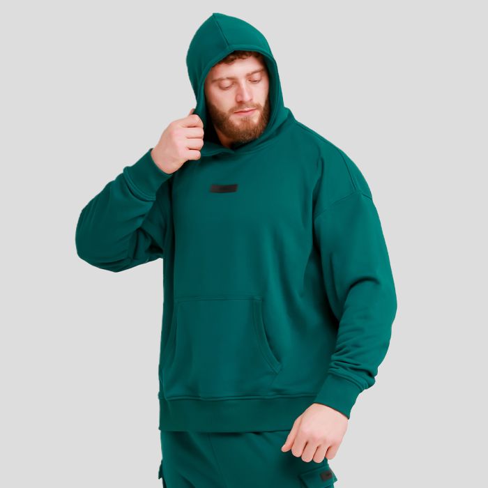 Unstoppable Hoodie in Green - GymBeam XXL