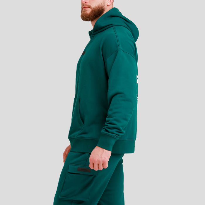 Unstoppable Hoodie in Green - GymBeam XXL