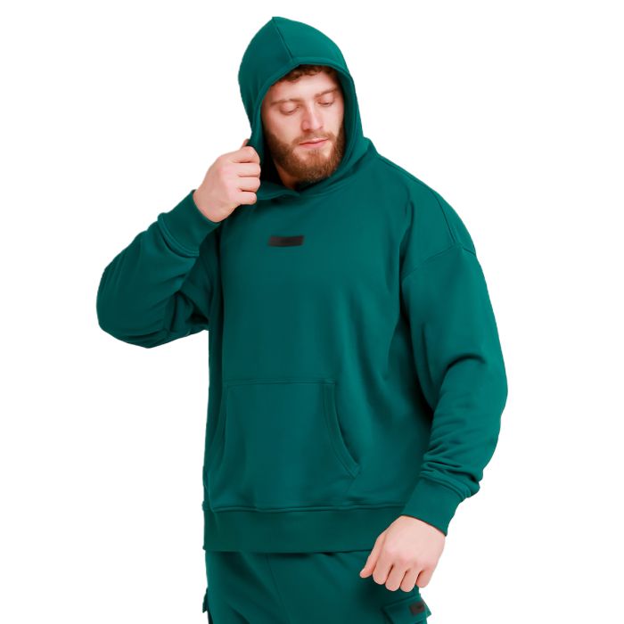 Unstoppable Hoodie in Green - GymBeam XXL