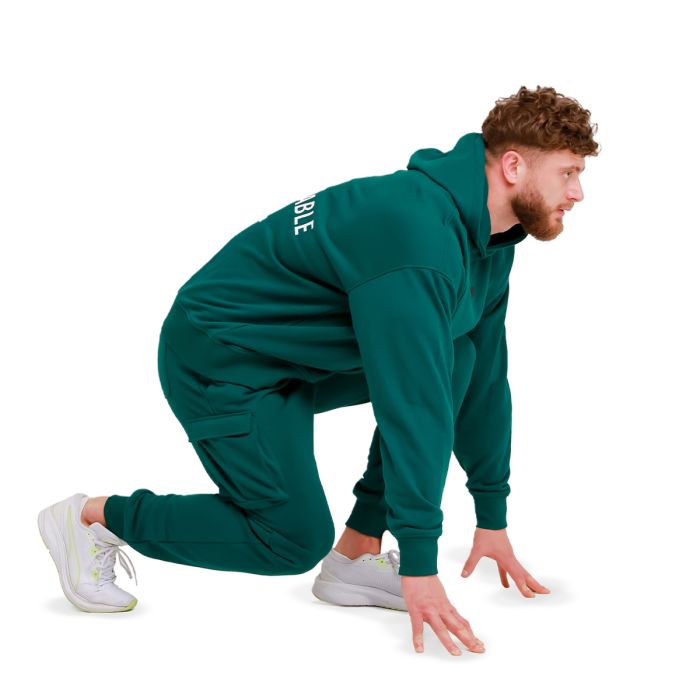Unstoppable Hoodie in Green - GymBeam XXL