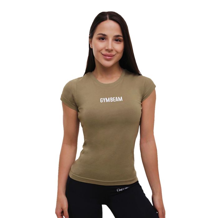 FIT T-Shirt für Frauen in Olive - GymBeam M