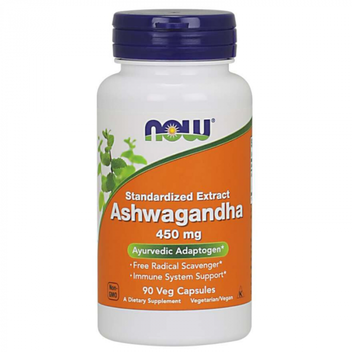 Ashwagandha (450 mg) - NOW Foods 90 Kapseln