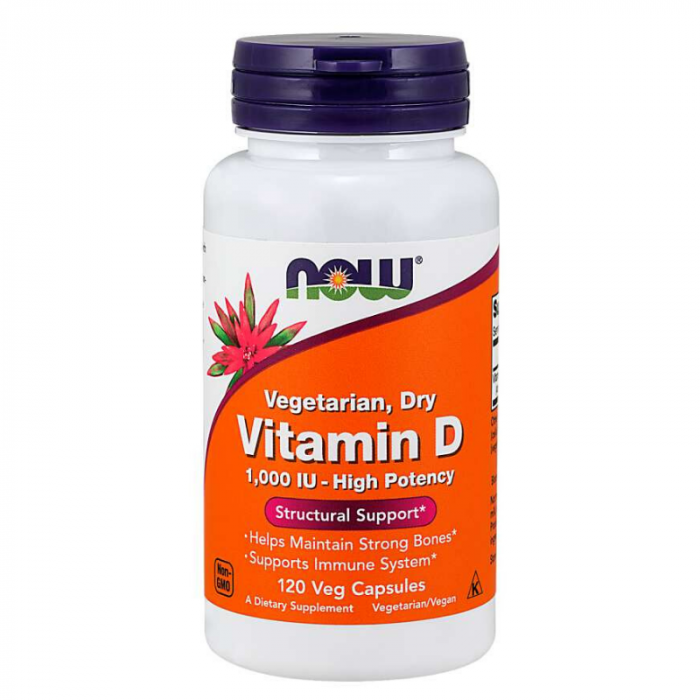 Vitamin D 1000 IU - NOW Foods 120 KAP