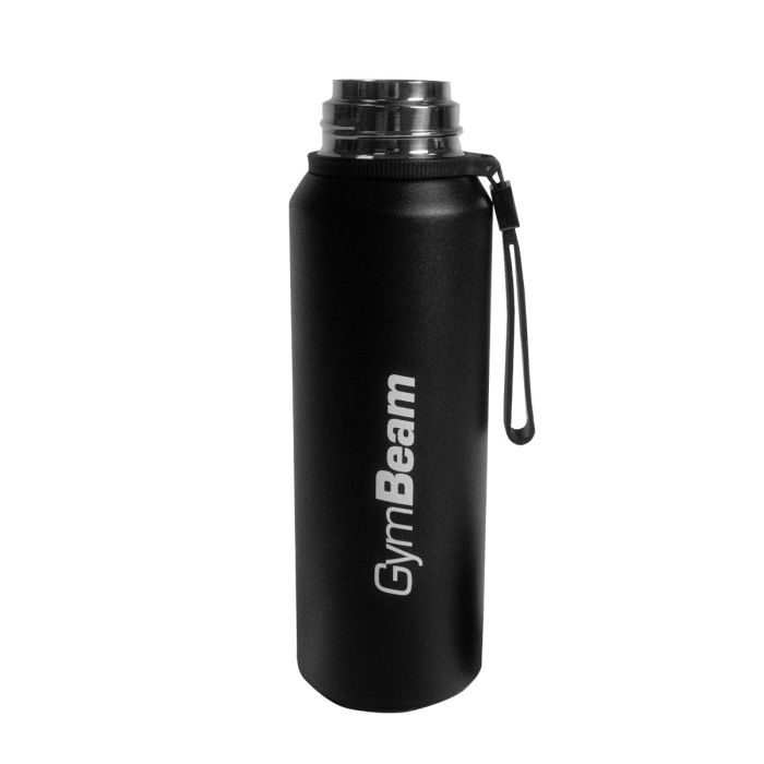 Thermoflasche Steel in Black 1000 ml - GymBeam single_variant