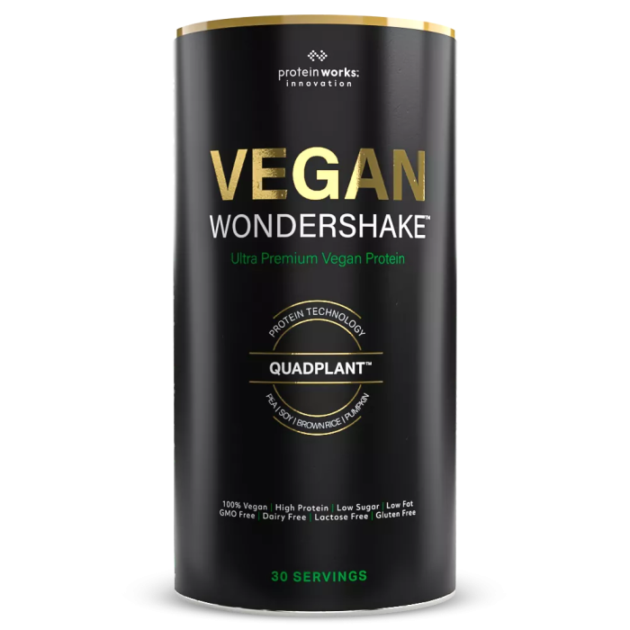 Vegan Wondershake - The Protein Works 750 g - Vanillecreme