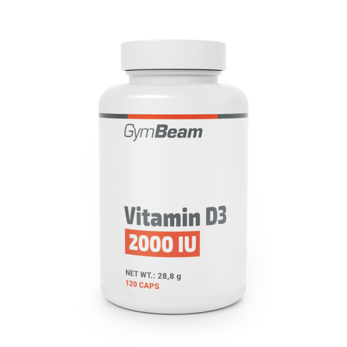 Vitamin D3 2000 IU - GymBeam 120 Kapseln