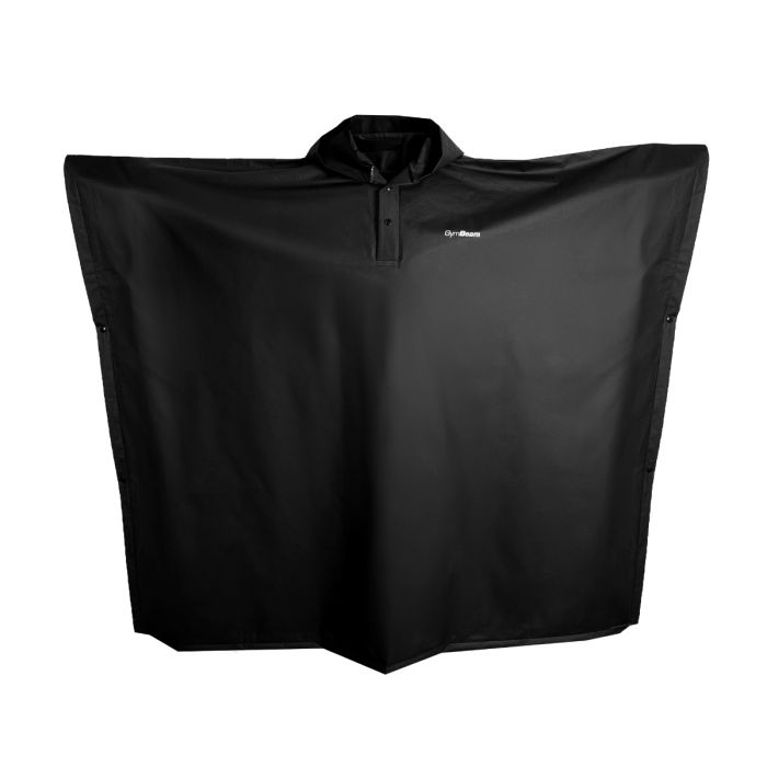 Wasserdichter Poncho in Black - GymBeam single_variant