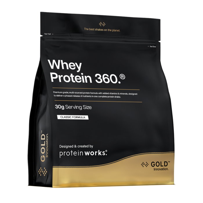 Whey Protein 360 ® - The Protein Works banana milkshake - 2400 g