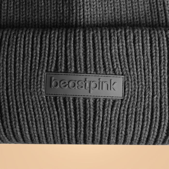 Wintermütze Silver Black - BeastPink universal