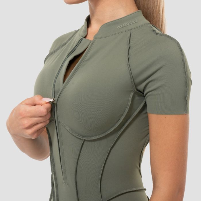 Women's Cosmo Jumpsuit Olive - GymBeam S