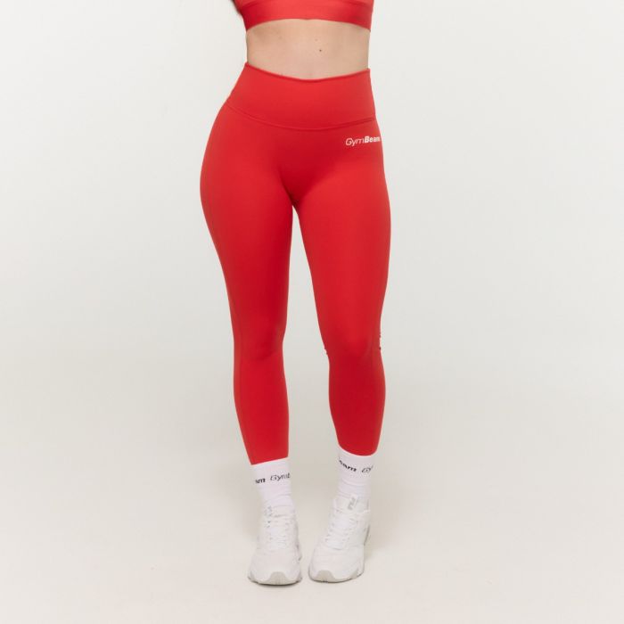Limitless High-Waisted Leggings für Frauen in Hot Red - GymBeam XL