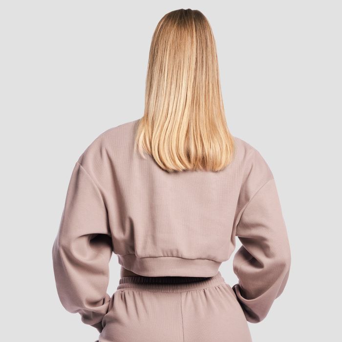 Women‘s Aura Cropped Sweatshirt Roux - GymBeam L