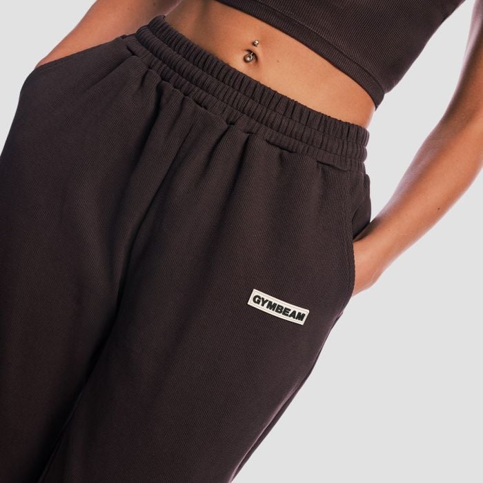 Aura Jogginghose für Frauen in Tee Brown - GymBeam XL