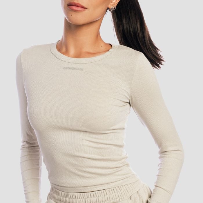 Aura Langarm Shirt für Frauen in Grey - GymBeam L
