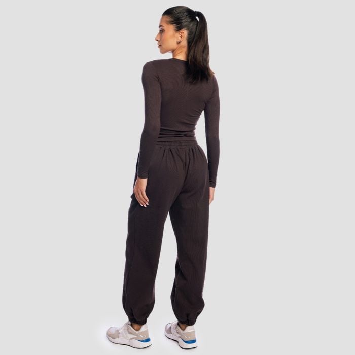 Aura Langarm Shirt für Frauen in Tee Brown - GymBeam XL