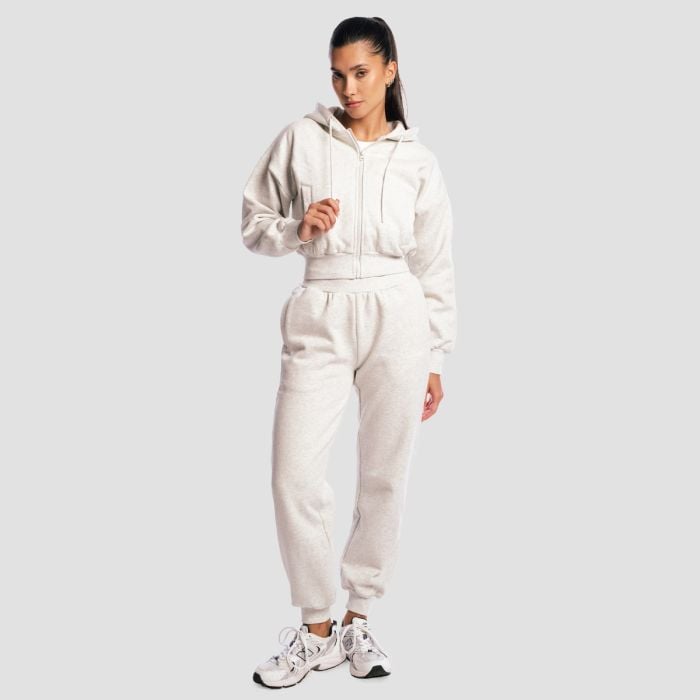 Women‘s Base Zip Up Hoodie Cloud - GymBeam M