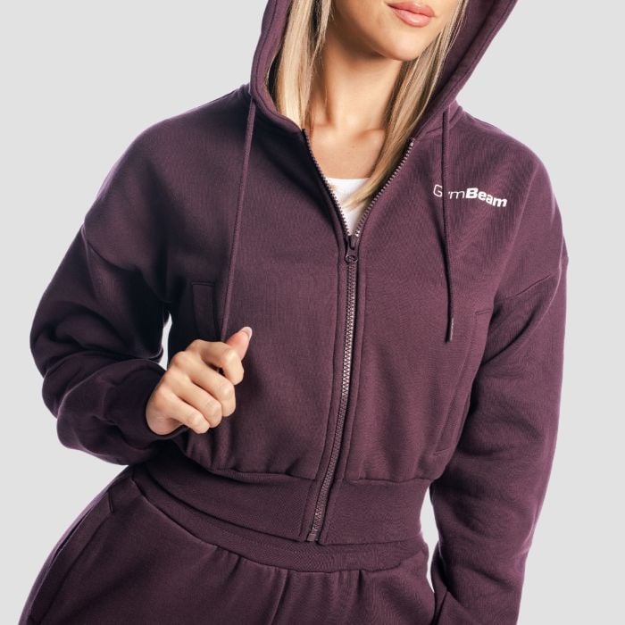 Women‘s Base Zip Up Hoodie Eclipse - GymBeam S