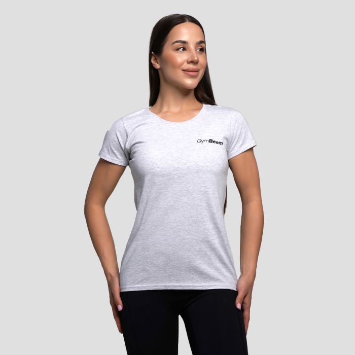 Basic T-Shirt für Frauen in Heather Grey - GymBeam S