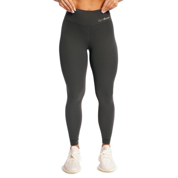Women‘s BEAT Leggings Charcoal - GymBeam XXL