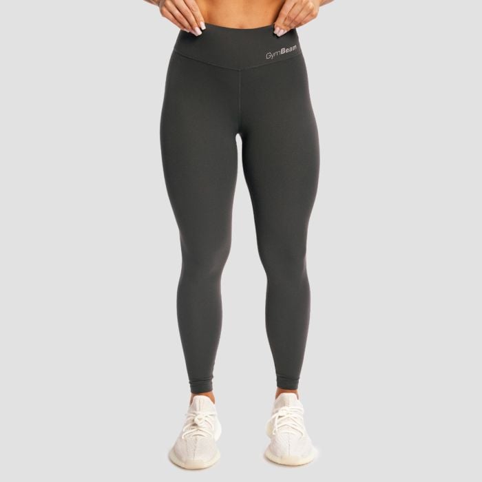 Women‘s BEAT Leggings Charcoal - GymBeam XXL