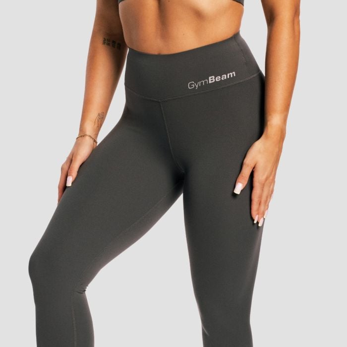 Women‘s BEAT Leggings Charcoal - GymBeam XXL